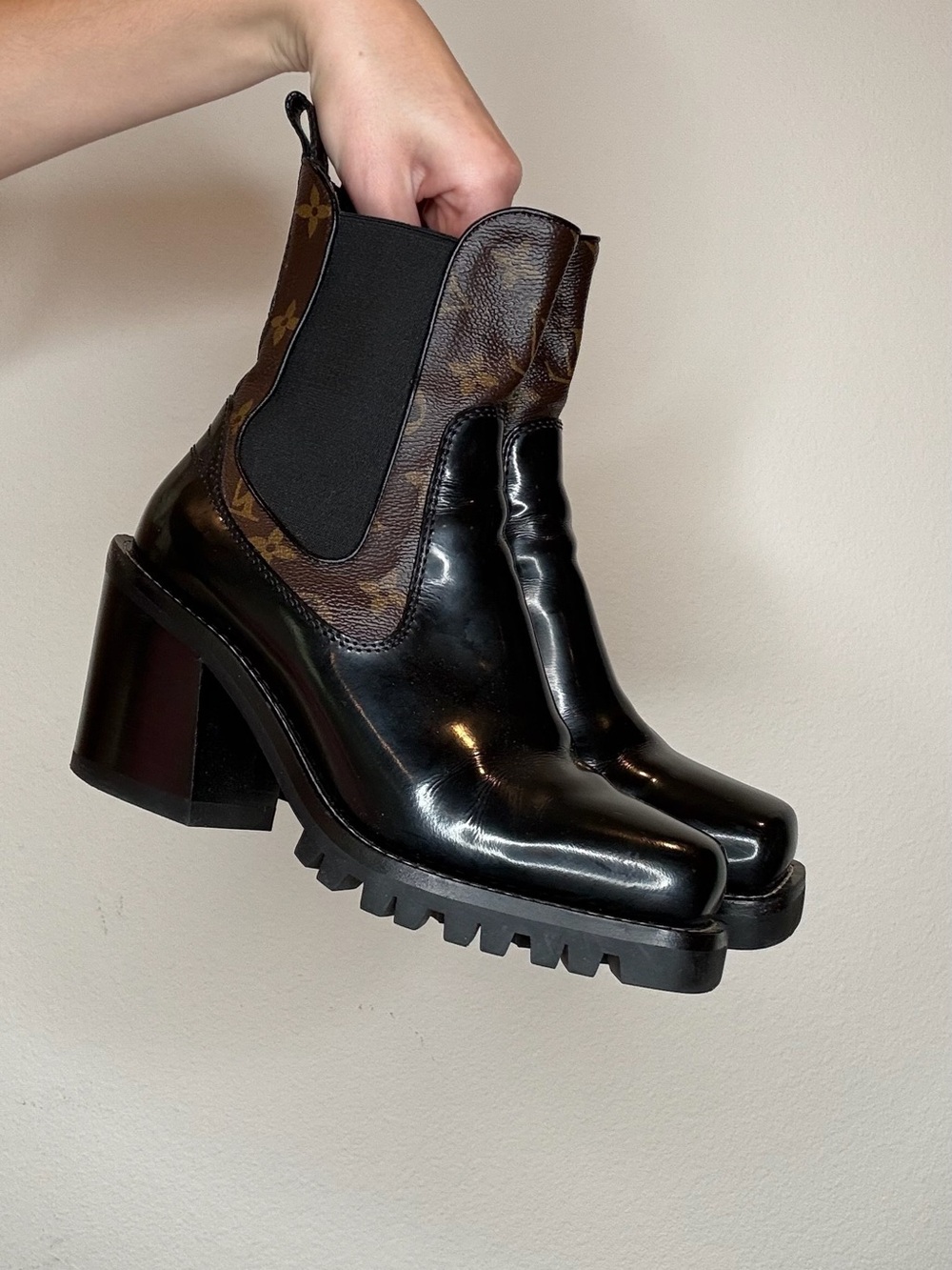Louis Vuitton heeled boots